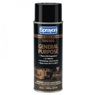 Krylon S00302000 Sprayon General-Purpose Mold Release Lubricants