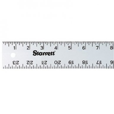L.S. STARRETT 36091 Aluminum Straight Edge Rulers