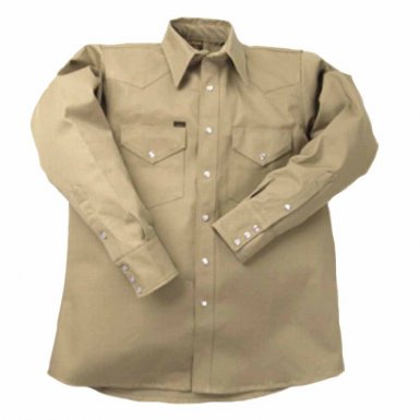Lapco LS-17-1/2-L 950 Heavy-Weight Khaki Shirts