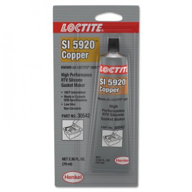 Loctite 198818 5920 Copper, High Performance RTV Silicone Gasket Maker