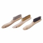 Magnolia Brush 4-SB Shoe Handle Wire Scratch Brushes