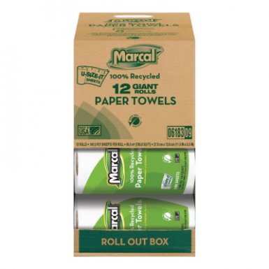 Marcal MRC6183 100% Premium Recycled Roll Towels