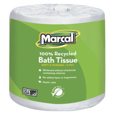 Marcal MRC6079 100% Recycled Two-Ply Bath Tissue