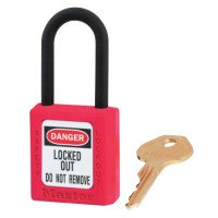 Master Lock 406RED Dielectric Zenex Thermoplastic Safety Padlock