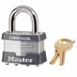 Master Lock 1KA-A1384 Laminated Padlocks Keyed Alike Key Code A1384