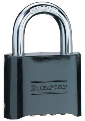 Master Lock 178BLK No. 178 Solid Brass Combination Padlocks