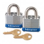 Master Lock No. 3 2-Pack Laminated Steel Pin Tumbler Padlocks