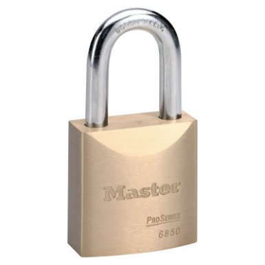 Master Lock 6850MK ProSeries Solid Brass Rekeyable Pin Tumbler Padlocks, Master Keyed
