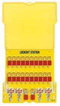 Master Lock 1484BP1106 Safety Series Lockout Stations with Key Registration Cards