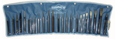 Mayhew Tools 61050 Mayhew Tools 24 Pc Punch & Chisel Kits