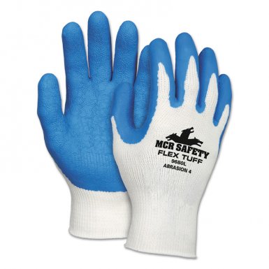 MCR Safety 9680S Memphis Glove Flex Tuff Latex Dipped Gloves