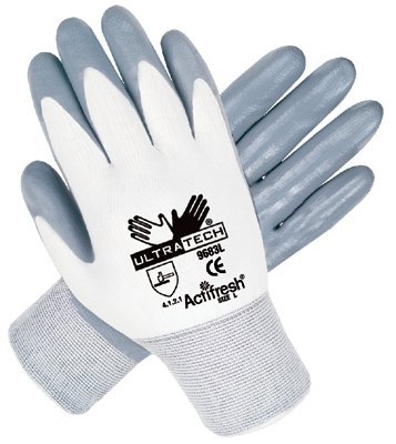 MCR Safety 9683L Memphis Glove Ultra Tech Nitrile Coated Gloves
