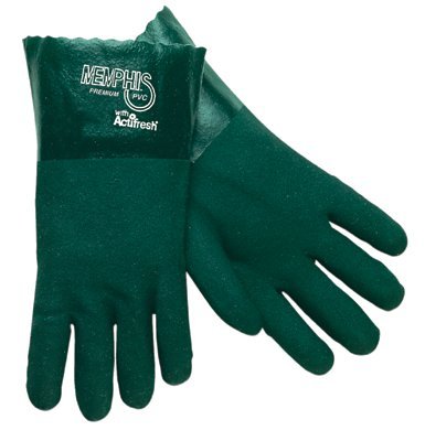 MCR Safety 6412 Memphis Glove Premium Double-Dipped PVC Gloves