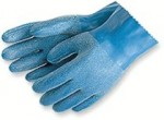 MCR Safety 6852L Memphis Glove Blue Grit Gloves