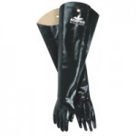 MCR Safety 6950 Memphis Glove Black Jack Shoulder Length Multi-Dipped Neoprene Gloves