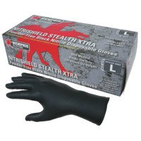 MCR Safety 6062L Memphis Glove NitriShield Stealth Extra Gloves