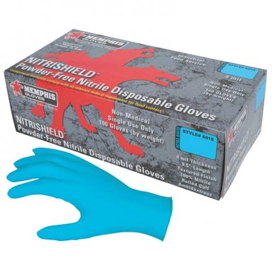 MCR Safety 6015M Memphis Glove NitriShield Gloves