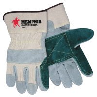 MCR Safety 16012LN Memphis Glove Sidekick Double Select Side Leather Gloves
