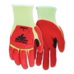 MCR Safety UT1953XL Memphis Gloves UT1953 UltraTech A4/Impact Level 1 Mechanics Knit Gloves