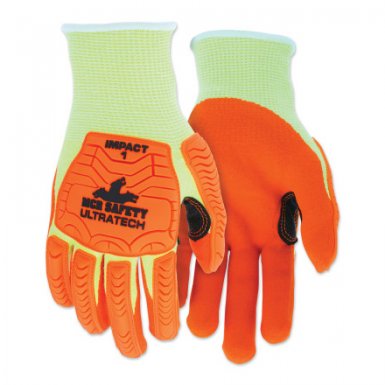 MCR Safety UT1955M Memphis Gloves UT1955 UltraTech A5/Impact Level 1 Mechanics Knit Gloves