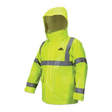MCR Safety BJ238JHL River City Big Jake 2 Rainwear Flame Resistant Hooded Jackets