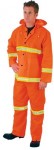MCR Safety 2013RX2 River City Luminator 3-Piece Rain Suits, Lime Stripe