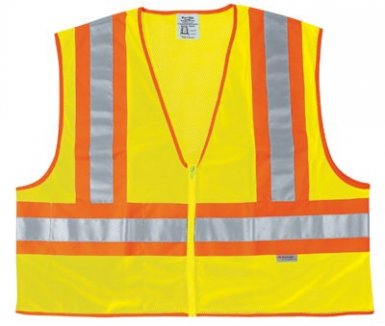 MCR Safety WCCL2LL River City Luminator Class II Safety Vests
