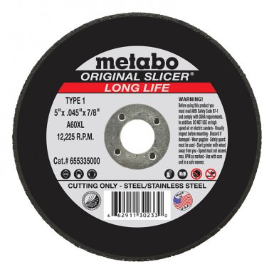 Metabo 655335000 Original Slicer Cutting Wheels
