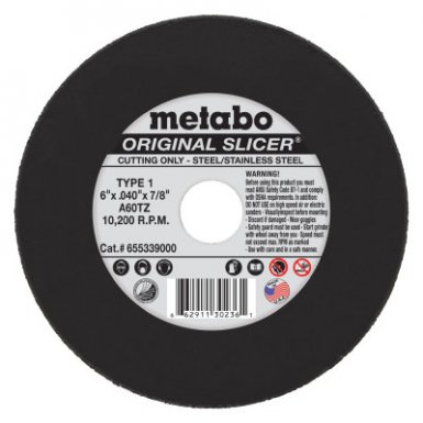 Metabo 655339000 Original Slicer Cutting Wheels