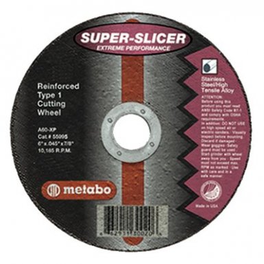 Metabo 655994000 Super Splicer Extreme Performance Cutting Wheels