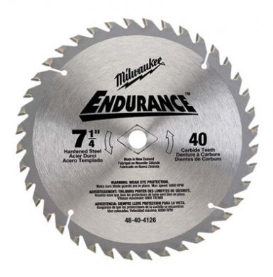 Milwaukee Electric Tools 48-40-4520 Endurance Carbide Circular Saw Blades
