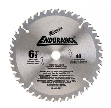 Milwaukee Electric Tools 48-40-4510 Endurance Carbide Circular Saw Blades