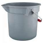 Newell Brands FG261400GRAY Rubbermaid Commercial Brute Round Buckets