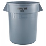 Newell Brands FG262000GRAY Rubbermaid Commercial BRUTE Round Containers