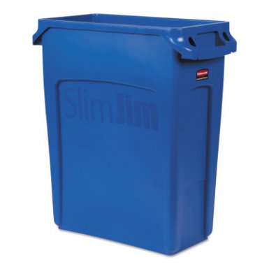 Newell Brands FG354060BLA Rubbermaid Commercial Slim Jim Containers with Venting Channels