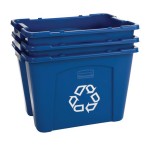 Newell Brands FG571473BLUE Rubbermaid Commercial Recycling Boxes