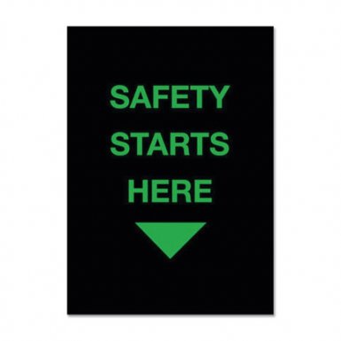 Notrax 194SSH35BL Safety Message Floor Mats