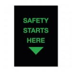 Notrax 194SSH35BL Safety Message Floor Mats