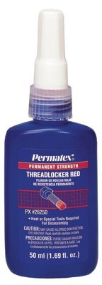 Permatex 26250 Permanent Strength Red Threadlockers