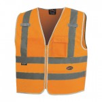 Pioneer V1025150UL 6855U/6856U Hi-Vis Multi-Pocket Safety Vests