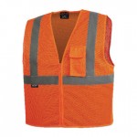 Pioneer V1060450UXL 6921U/6922U Hi-Vis Zip-Up Safety Vests