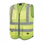 Pioneer V1024860UL 6960U/6961U Hi-Vis Mesh Multi-Pocket Safety Vests