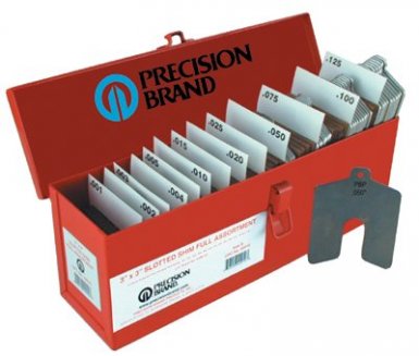 Precision Brand 42910 Slotted Shim Assortment Kits