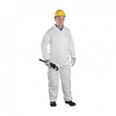 Protective Industrial Products,Inc. 3606/M West Chester Posi-Wear BA Microporous Disposable Coveralls with Hood, Elastic Wrist, and Ankle