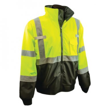 Radians SJ110B-3ZGS-XL SJ110B Class 3 Two-in-One High Visibility Bomber Safety Jackets