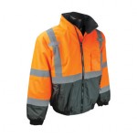 Radians SJ110B3ZOSM SJ110B Class 3 Two-in-One High Visibility Bomber Safety Jackets