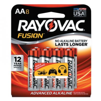 Rayovac 815-8TFUSK FUSION Advanced Alkaline Batteries