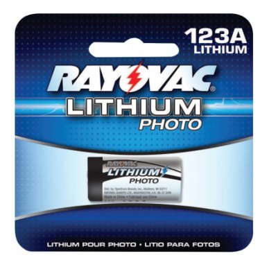 Rayovac RL123A2G Lithium Photo Batteries