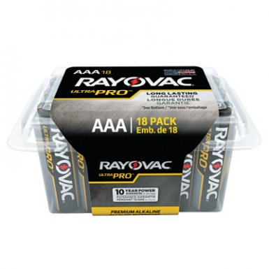 Rayovac ALAAA-18PPJ Ultra Pro Alkaline Reclosable Batteries