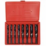 Rubbermaid Commercial 90108 Irwin 1/2" Reduced Shank Silver and Deming HSS Drill Bit Sets